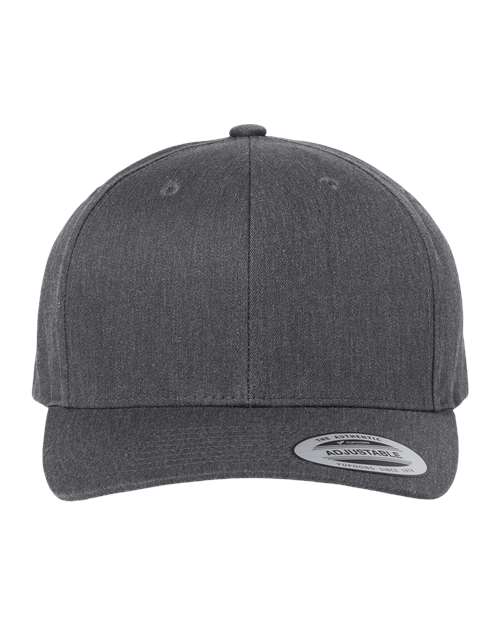 YP Classics CVC Snapback Cap - Dark Heather Grey