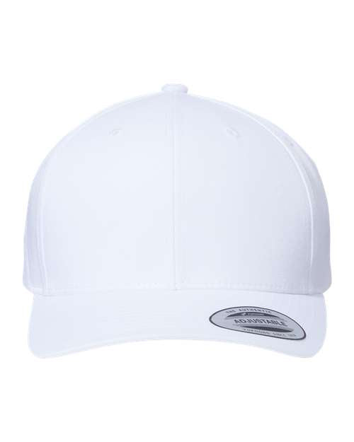 YP Classics CVC Snapback Cap - White