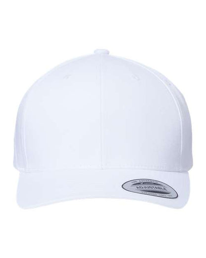 YP Classics CVC Snapback Cap - White