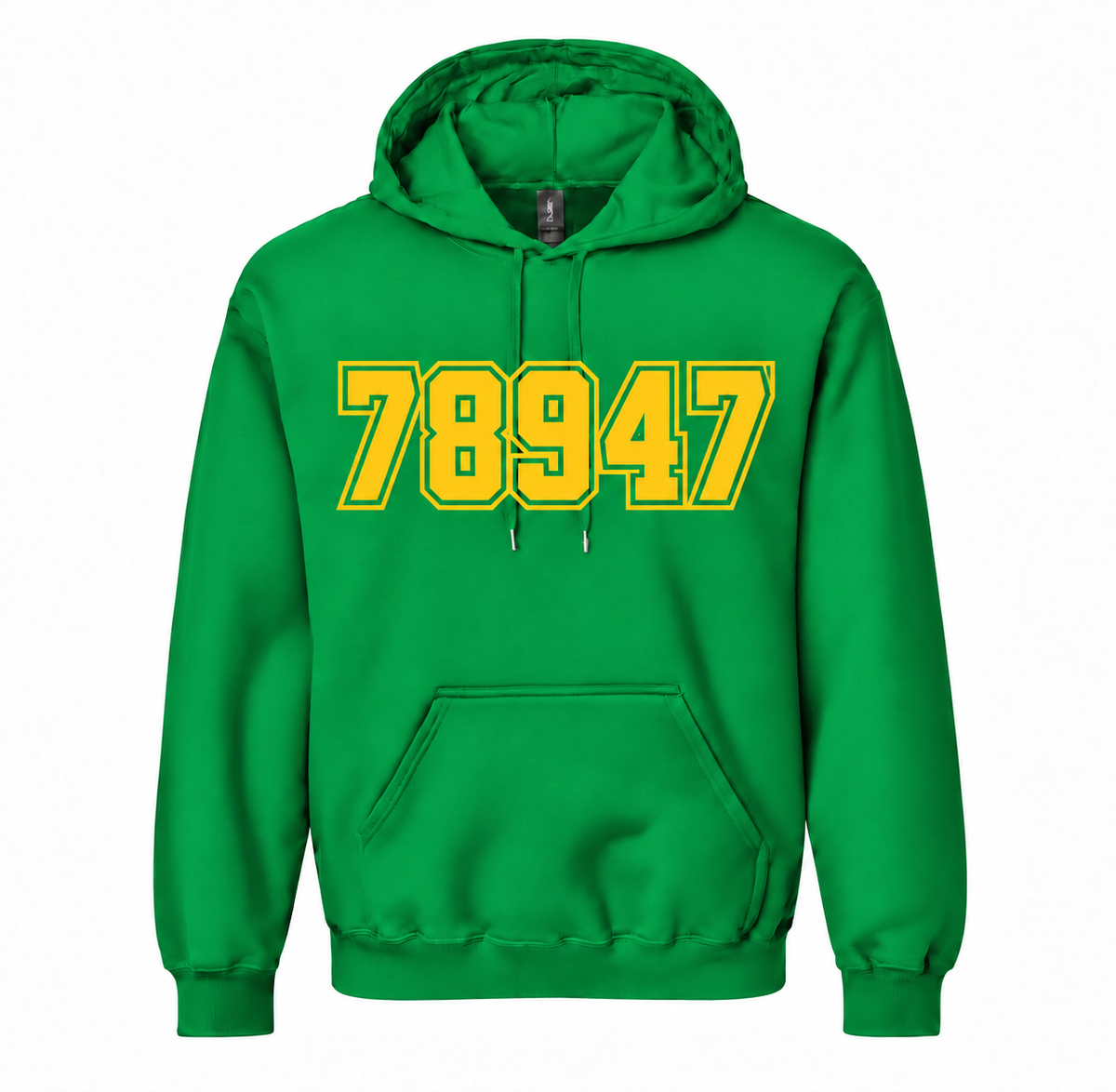 Lexington Eagles 78947 ZIP Code Hoodie - Bright Green / Gold