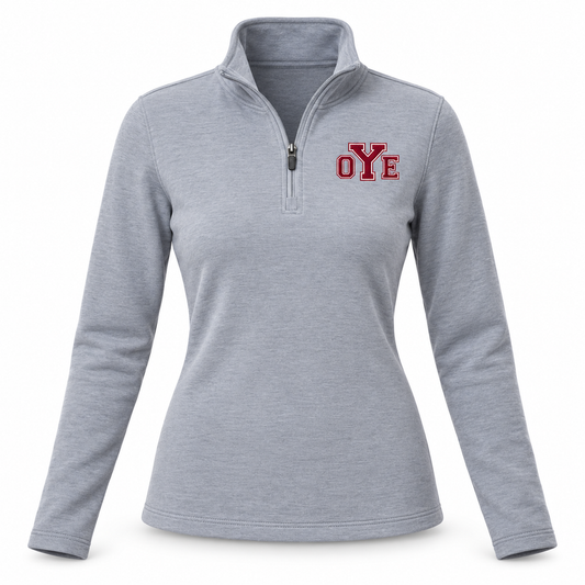 Cameron Yoemen AllPro Women's Stretch Quarter-Zip Fleece Pullover Embroidered Logo