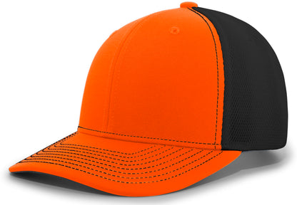 Pacific Headwear Air Mesh Sideline Cap - ORANGE/BLACK/ORANGE