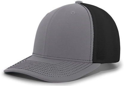 Pacific Headwear Air Mesh Sideline Cap - GRAPHITE/BLACK/GRAPHITE