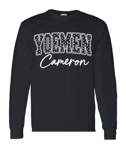 Cameron Yoemen Polka Dot Long Sleeve Tee