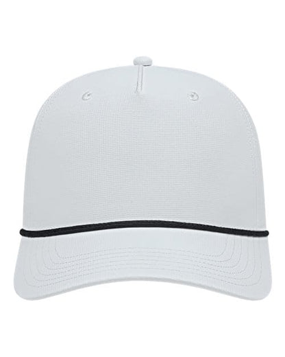 CAP AMERICA White/ Black / Adjustable Cap America Athletic Rope Cap