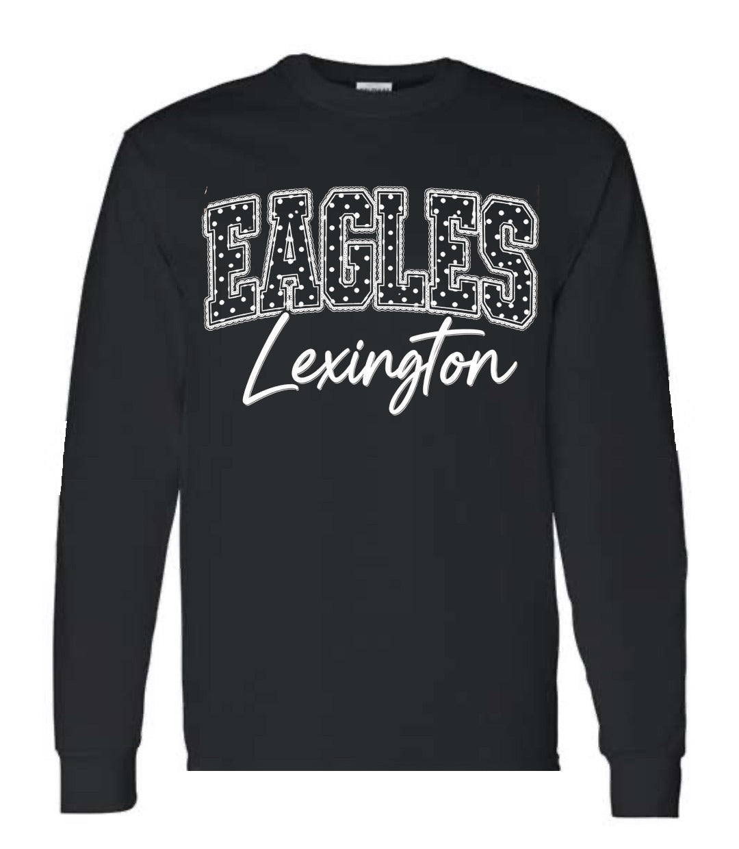 Lexington Eagles Polka Dot Long Sleeve Tee