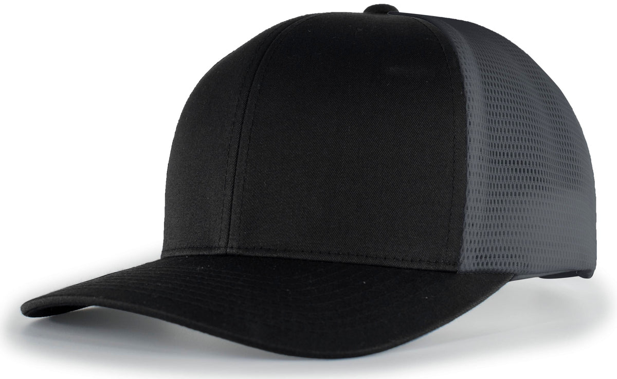 Pacific Headwear BLACK/GRAPHITE/BLACK / OS Trucker PacFlex Snapback Cap