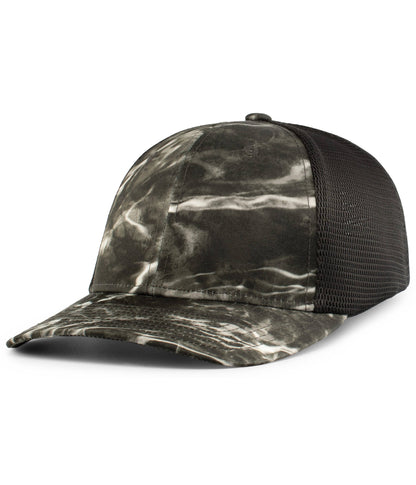 Pacific Headwear BT/BK/BT / S/M Mossy Oak® Low-Profile Trucker PacFlex Cap