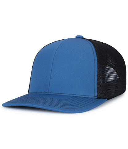 Pacific Headwear OB/LC/OB / OS Contrast Stitch Trucker PacFlex Snapback Cap