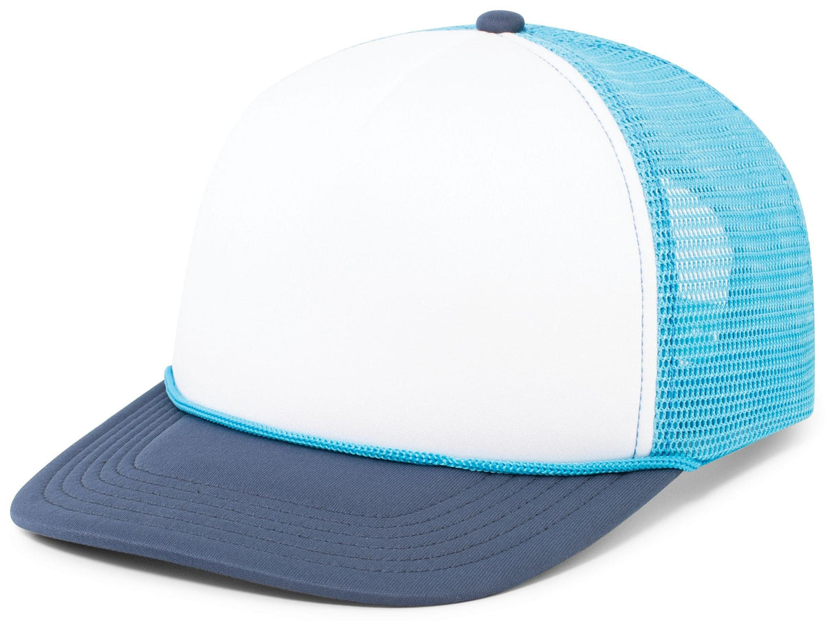 Pacific Headwear WHITE/BRIGHT BLUE/NAVY / OS Foamie Fresh Trucker Cap