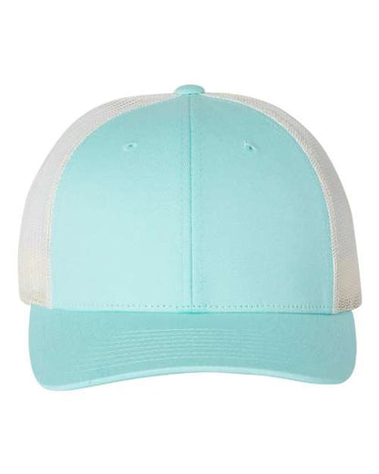 Richardson Aruba Blue/ Birch / M/L Richardson 115 Low Pro Trucker Cap