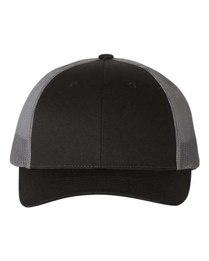 Richardson Black/ Charcoal / M/L Richardson 115 Low Pro Trucker Cap