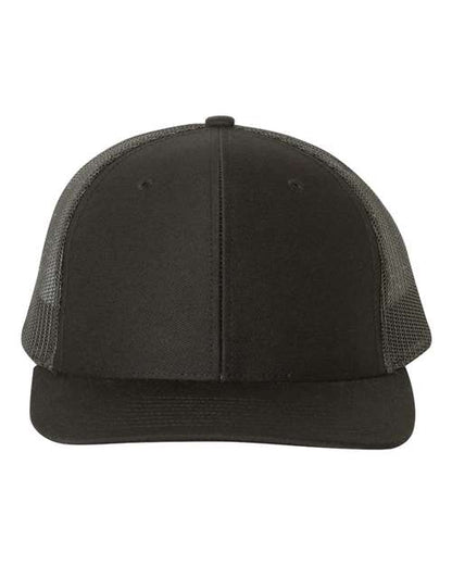Richardson Black / OSFM Richardson 112 Snapback Trucker Cap