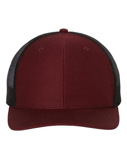 Richardson Cardinal/ Black / OSFM Richardson 112 Snapback Trucker Cap
