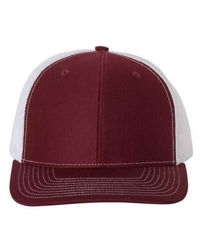 Richardson Cardinal/ White / OSFM Richardson 112 Snapback Trucker Cap