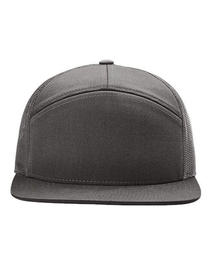 Richardson Charcoal / Adjustable Richardson 168 Seven-Panel Trucker Cap