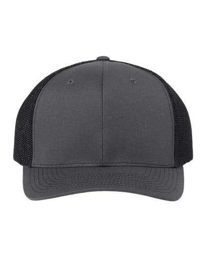 Richardson Charcoal/ Black / Adjustable Richardson 112+ R-Flex Adjustable Trucker Cap
