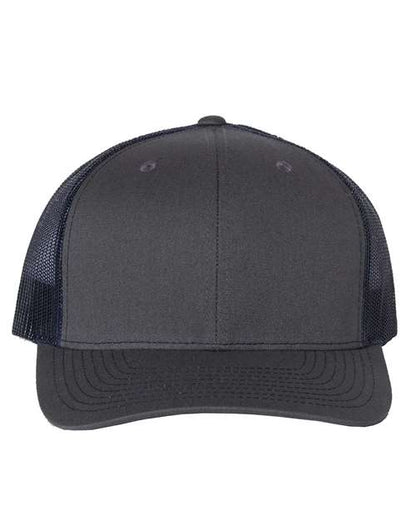 Richardson Charcoal/ Navy / OSFM Richardson 112 Snapback Trucker Cap
