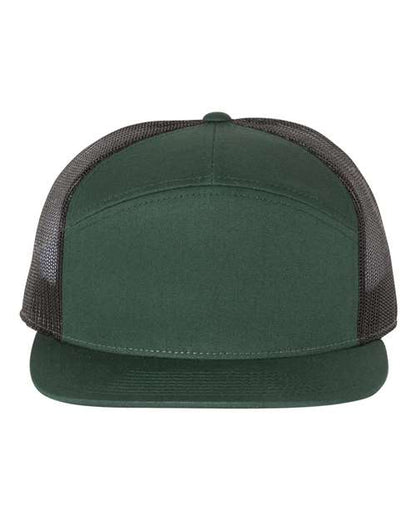 Richardson Dark Green/ Black / Adjustable Richardson 168 Seven-Panel Trucker Cap