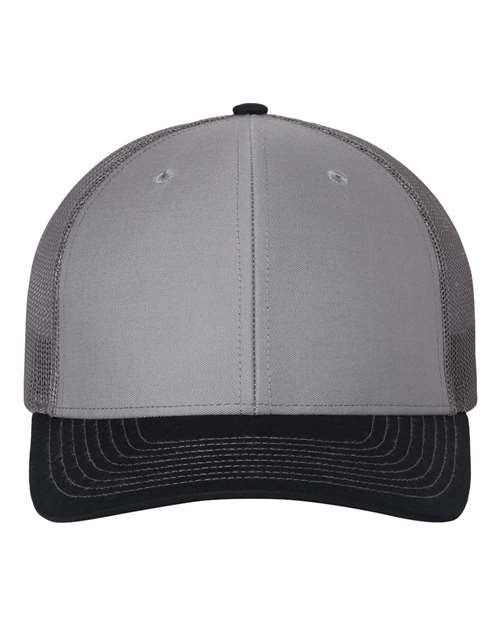 Richardson Grey/ Charcoal/ Navy / OSFM Richardson 112 Snapback Trucker Cap