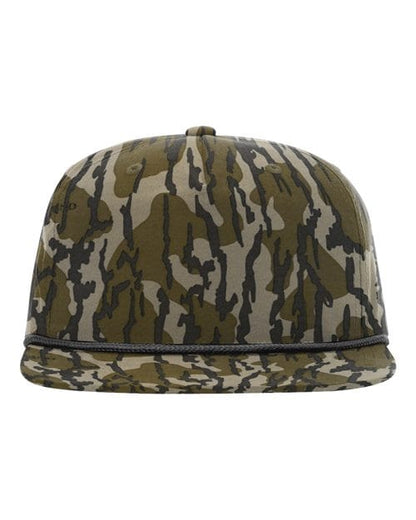 Richardson Mossy Oak Bottomland/ Black / Adjustable Richardson 256P Printed Umpqua Cap
