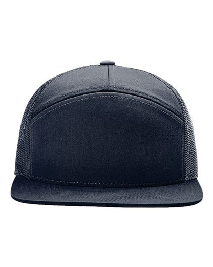 Richardson Navy / Adjustable Richardson 168 Seven-Panel Trucker Cap