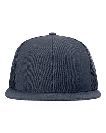 Richardson Navy/ Navy / Adjustable Richardson 511 Wool Blend Flat Bill Trucker Cap