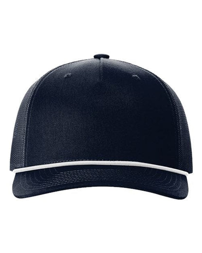Richardson Navy/ White / Adjustable Richardson 112 FPR Five-Panel Trucker with Rope Cap