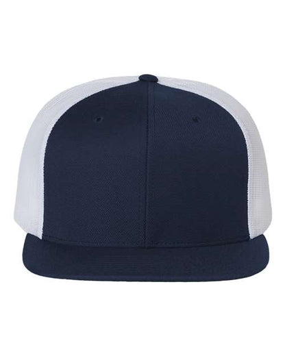 Richardson Navy/ White / Adjustable Richardson 511 Wool Blend Flat Bill Trucker Cap