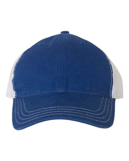 Richardson Royal/ White / Adjustable Richardson 111 Garment-Washed Trucker Cap