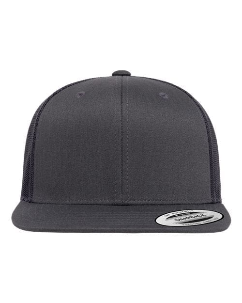 YP Classics Charcoal / Adjustable Retro High Profile Trucker Cap