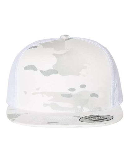 YP Classics Multicam Alpine/ White / Adjustable Five-Panel Classic Trucker Cap