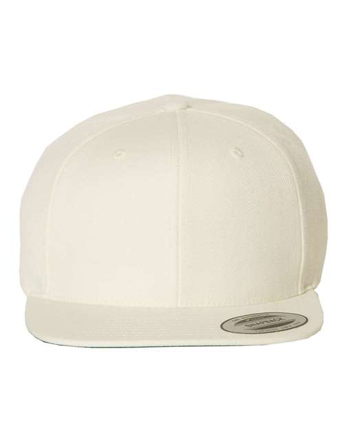 YP Classics Natural / Adjustable Premium Flat Bill Snapback Cap
