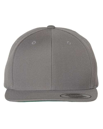 YP Classics Silver / Adjustable Premium Flat Bill Snapback Cap