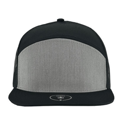 Zapped Headwear Black Heather Grey Front Zapped Cobra