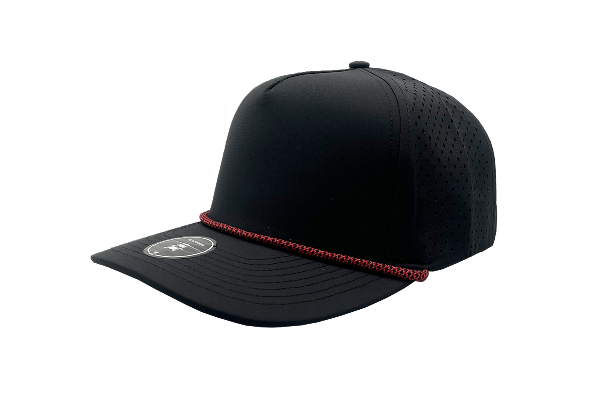 Zapped Headwear Black & Red Chain Link Zapped Blackhawk R+