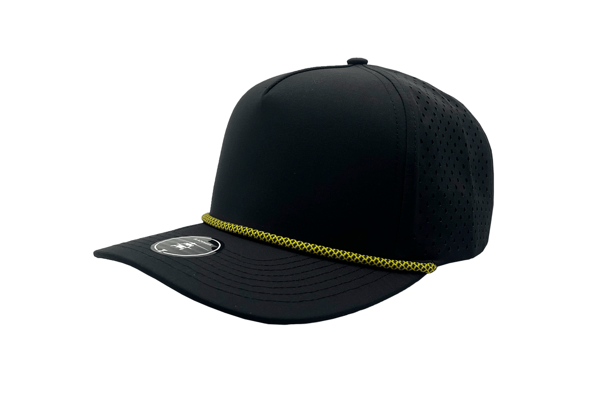 Zapped Headwear Black & Yellow Chain Link Zapped Blackhawk R+