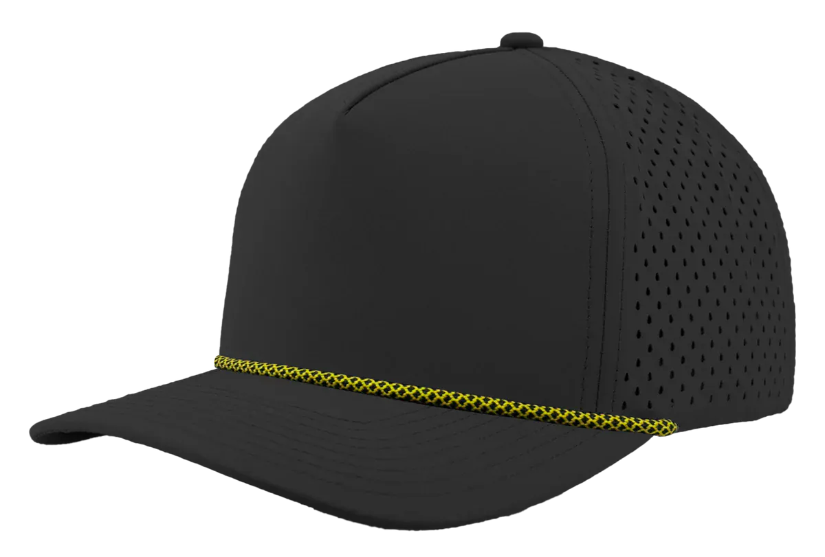 Zapped Headwear Black-Yellow chainlink Rope Zapped Blackhawk R+