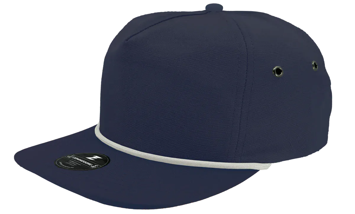Zapped Headwear Navy - White rope Zapped Commodore