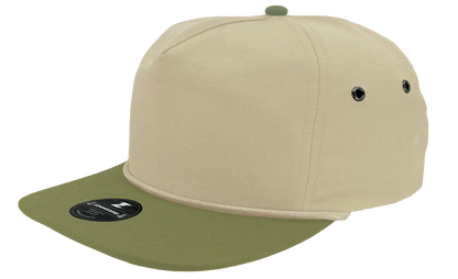 Zapped Headwear Tan - Loden bill - tan rope Zapped Commodore